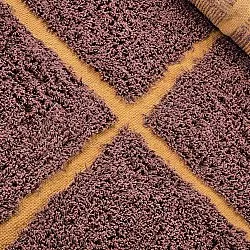 Ronde vloerkleden - Bellevue Natural Cotton Shaggy (rood/oranje)