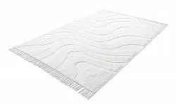 Hoogpolig vloerkleed - Bonnie Natural Cotton Shaggy (offwhite)