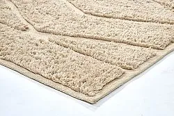Hoogpolig vloerkleed - Brynn Natural Cotton Shaggy (beige)