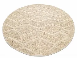 Ronde vloerkleden - Brynn Natural Cotton Shaggy (beige)