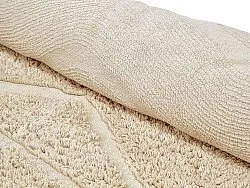 Ronde vloerkleden - Brynn Natural Cotton Shaggy (beige)