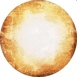 Rond vloerkleed - Buendia (geel)