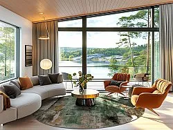 Rond vloerkleed - Calabria (multi)