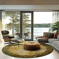 Rond vloerkleed - Campana (beige/geel)