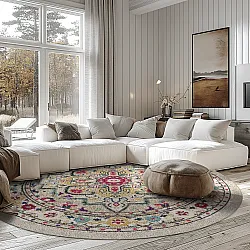 Rond vloerkleed - Castro (multi)