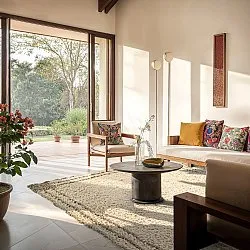 Hoogpolig vloerkleed - Cataya Natural Cotton Shaggy (beige/taupe)