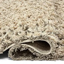 Hoogpolig vloerkleed - Cataya Natural Cotton Shaggy (beige/taupe)