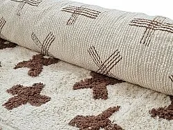 Ronde vloerkleden - Chesley Natural Cotton Shaggy (beige)