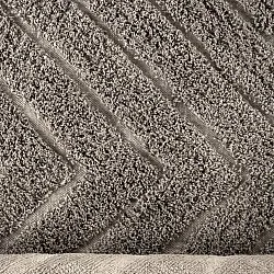 Hoogpolig vloerkleed - Conara Natural Cotton Shaggy (taupe)