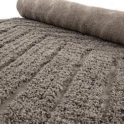 Hoogpolig vloerkleed - Conara Natural Cotton Shaggy (taupe)