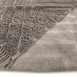 Hoogpolig vloerkleed - Conara Natural Cotton Shaggy (taupe)