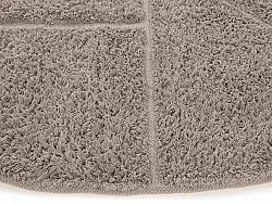 Ronde vloerkleden - Cremona Natural Cotton Shaggy (taupe)