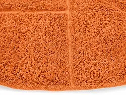 Ronde vloerkleden - Cremona Natural Cotton Shaggy (oranje)