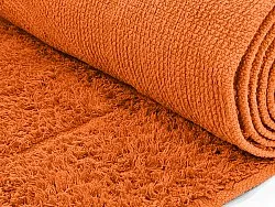 Ronde vloerkleden - Cremona Natural Cotton Shaggy (oranje)