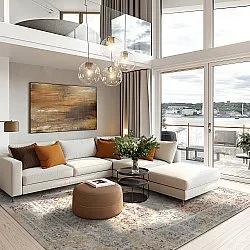 Wilton - Douz (blauw/multi)