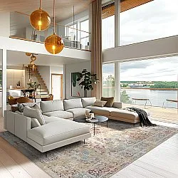 Wilton - Douz (blauw/multi)