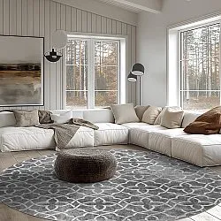 Rond vloerkleed - Draham (grijs)