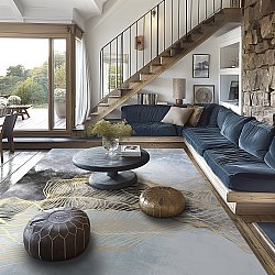 Wilton - Ekual (blauw/grijs/goud)