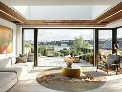 Rond vloerkleed - Elena (beige/goud)