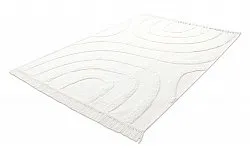 Hoogpolig vloerkleed - Emilia Natural Cotton Shaggy (offwhite)