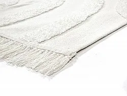 Hoogpolig vloerkleed - Emilia Natural Cotton Shaggy (offwhite)