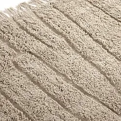 Hoogpolig vloerkleed - Farley Natural Cotton Shaggy (beige)