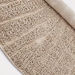 Ronde vloerkleden - Farley Natural Cotton Shaggy (beige)