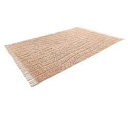 Hoogpolig vloerkleed - Farley Natural Cotton Shaggy (roze)