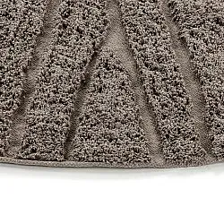 Ronde vloerkleden - Farley Natural Cotton Shaggy (taupe)