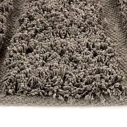 Ronde vloerkleden - Farley Natural Cotton Shaggy (taupe)