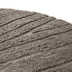 Ronde vloerkleden - Farley Natural Cotton Shaggy (taupe)