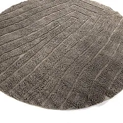 Ronde vloerkleden - Farley Natural Cotton Shaggy (taupe)