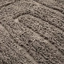 Ronde vloerkleden - Farley Natural Cotton Shaggy (taupe)