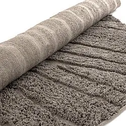 Ronde vloerkleden - Farley Natural Cotton Shaggy (taupe)