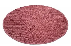 Ronde vloerkleden - Halo Natural Cotton Shaggy (rood)