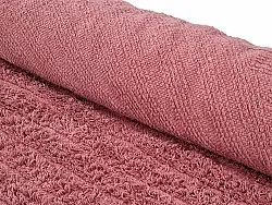 Ronde vloerkleden - Halo Natural Cotton Shaggy (rood)