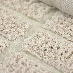 Rond vloerkleed - Ikara Natural Cotton Shaggy (room)