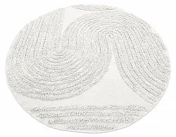 Ronde vloerkleden - Jovie Natural Cotton Shaggy (offwhite)