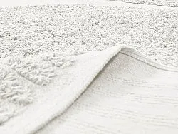 Ronde vloerkleden - Jovie Natural Cotton Shaggy (offwhite)