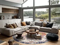 Rond vloerkleed - Lamta (multi)