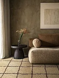 Hoogpolig vloerkleed - Lana Natural Cotton Shaggy (beige/bruin)