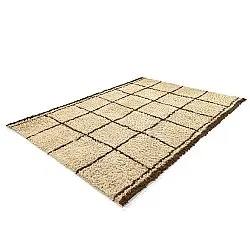 Hoogpolig vloerkleed - Lana Natural Cotton Shaggy (beige/bruin)