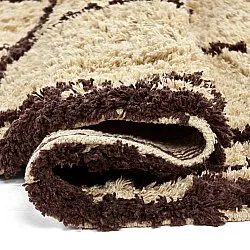 Rond vloerkleed - Lana Natural Cotton Shaggy (beige/bruin)