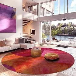 Runda mattor - Lazio (roze)