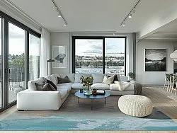 Wilton - Lesley (blauw/grijs/turkoois)