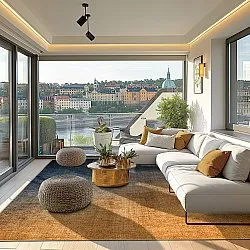 Wilton - Librilla (bruin/blauw)