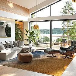 Wilton - Librilla (bruin/blauw)