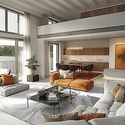 Wilton - Manilva (grijs/wit/goud)