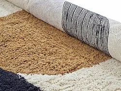 Ronde vloerkleden - Mantona Natural Cotton Shaggy (multi)