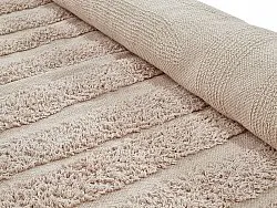 Ronde vloerkleden - Margo Natural Cotton Shaggy (beige)